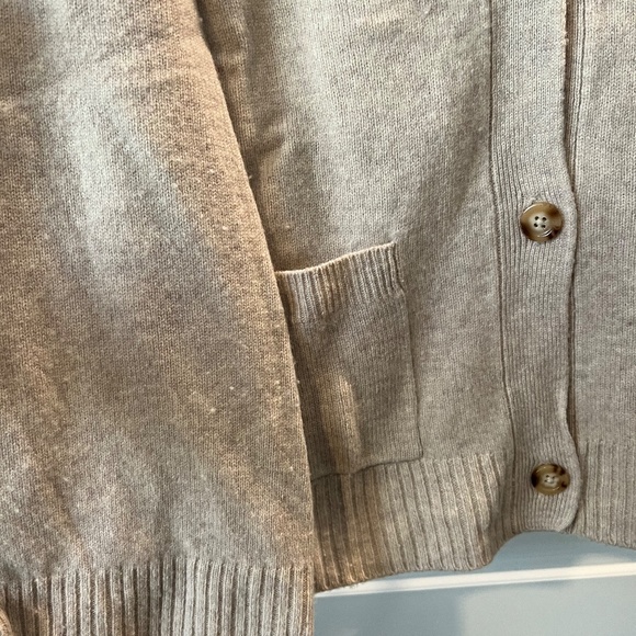 Reformation Cream Cardigan with Buttons - Picture 3 of 5